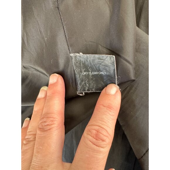 Hathaway Mens Black Leather Zip-Up Jacket Size XL Lightweight Vintage Style - Picture 11 of 11